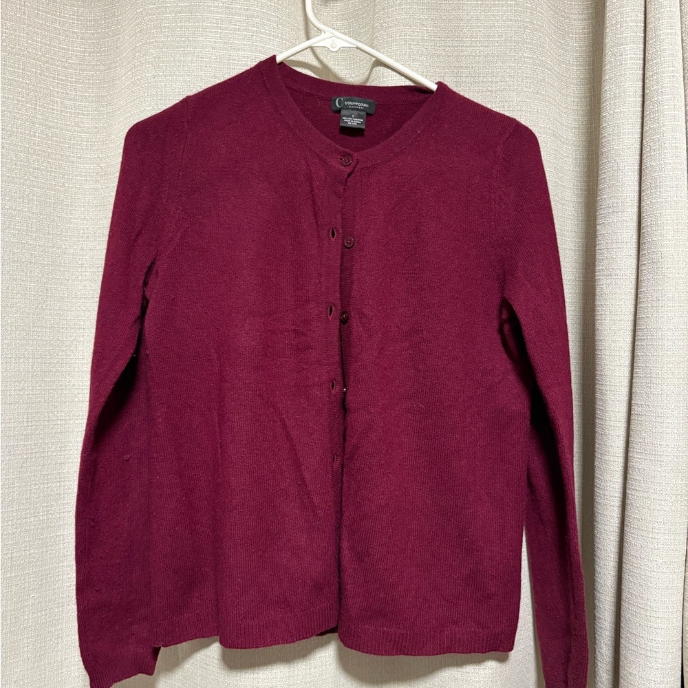 C by Bloomingdale’s cashmere cardigan